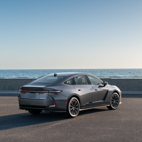 2026 Lexus ES 350H Premium Cloud Burst Gray Rear View
