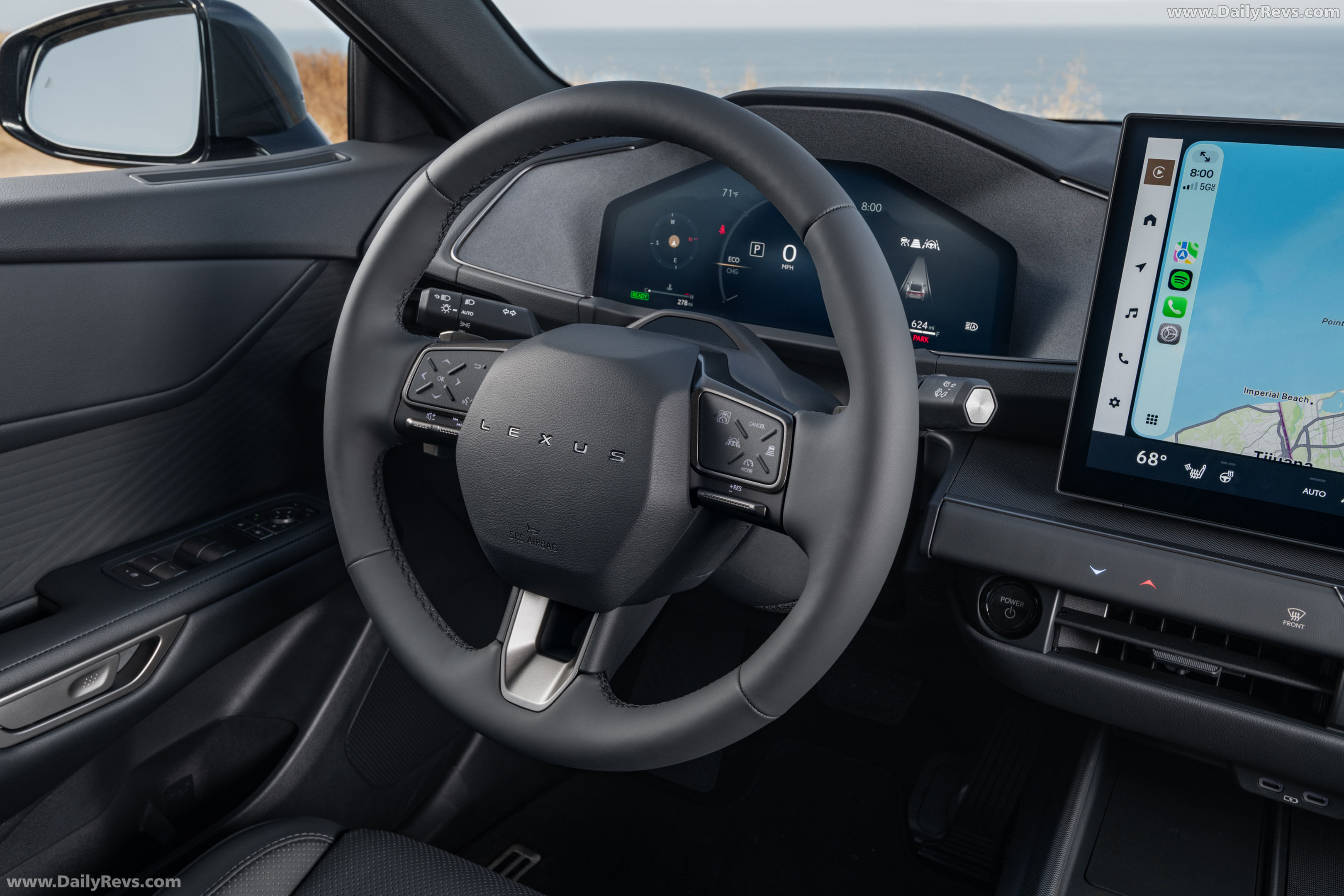 2026 Lexus ES 350H Premium Cloud Burst Gray Interior