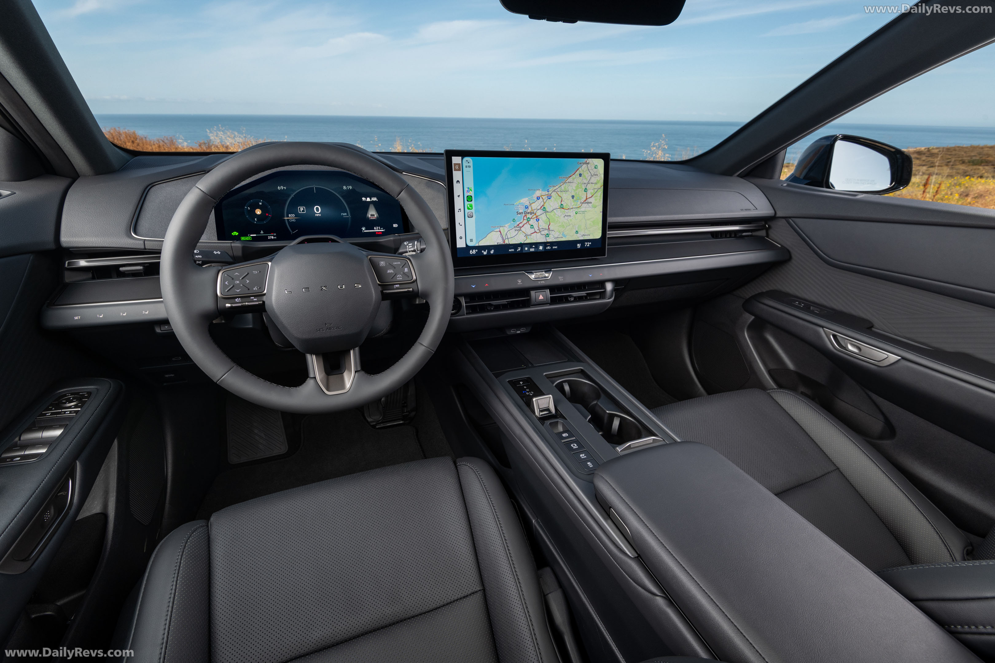 2026 Lexus ES 350H Premium Cloud Burst Gray Interior