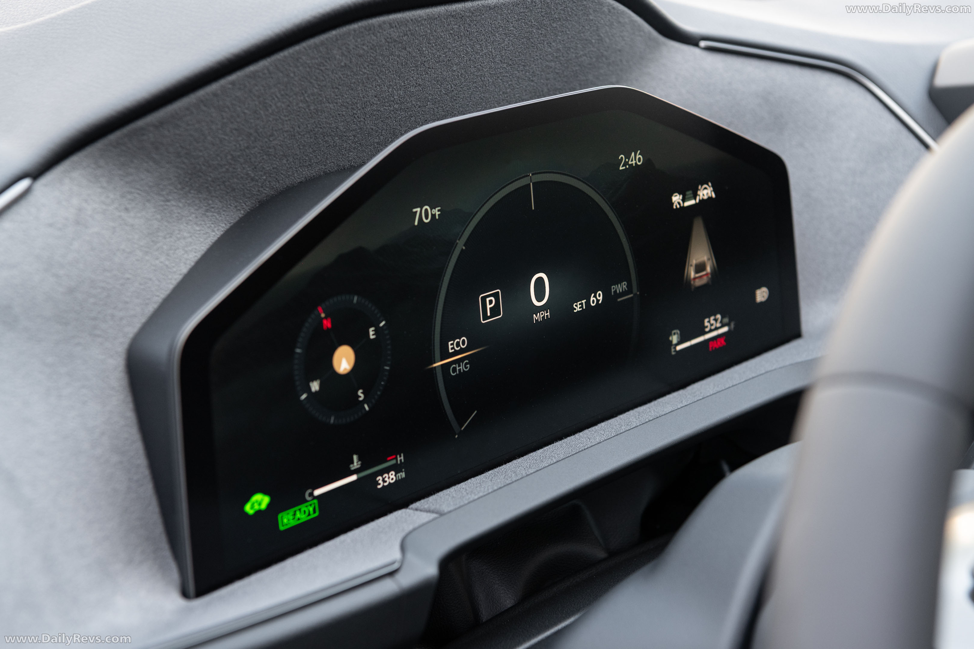 2026 Lexus ES 350H Premium Cloud Burst Gray Interior