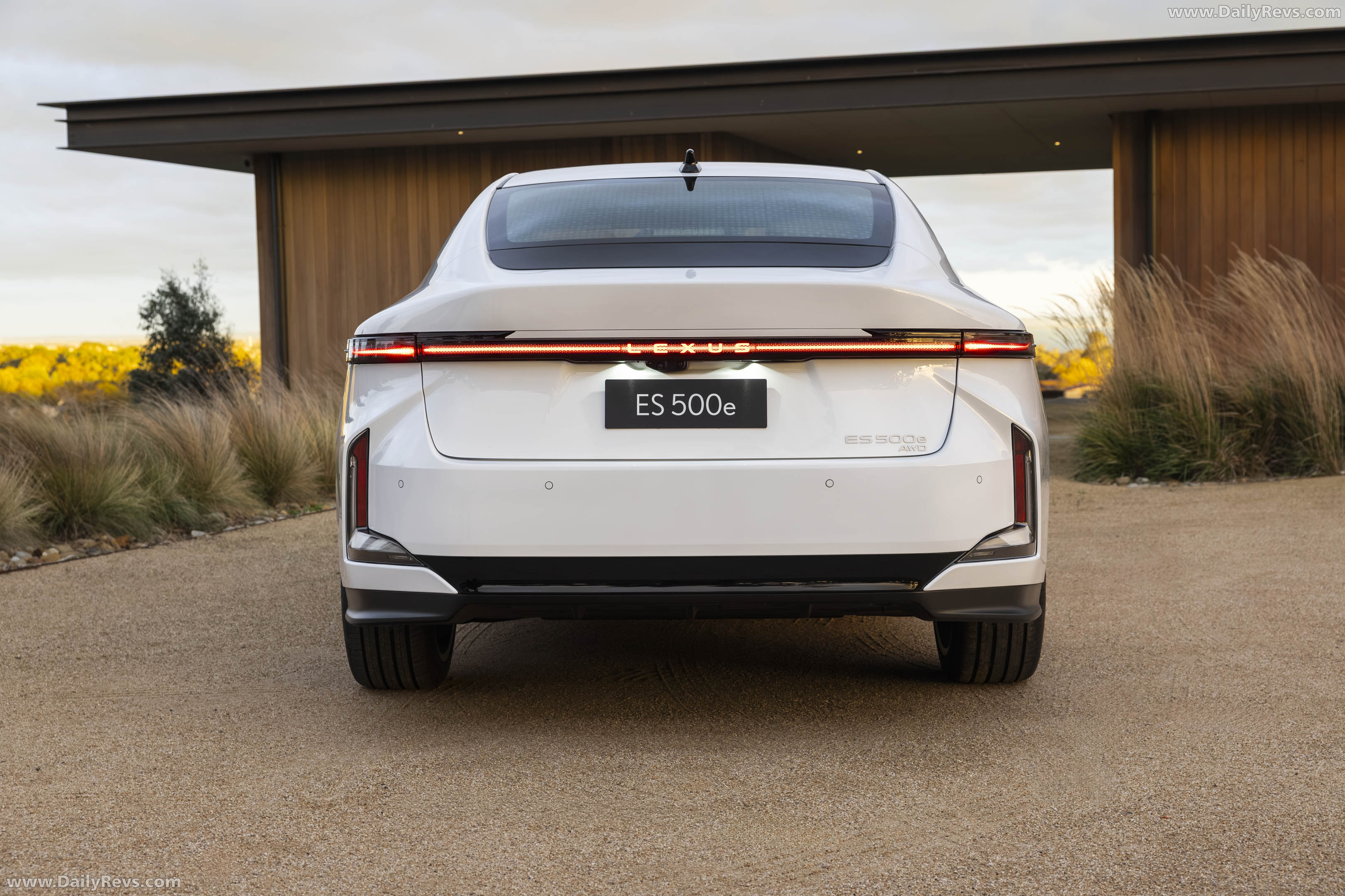 2026 Lexus ES 500e Australian Version Rear View