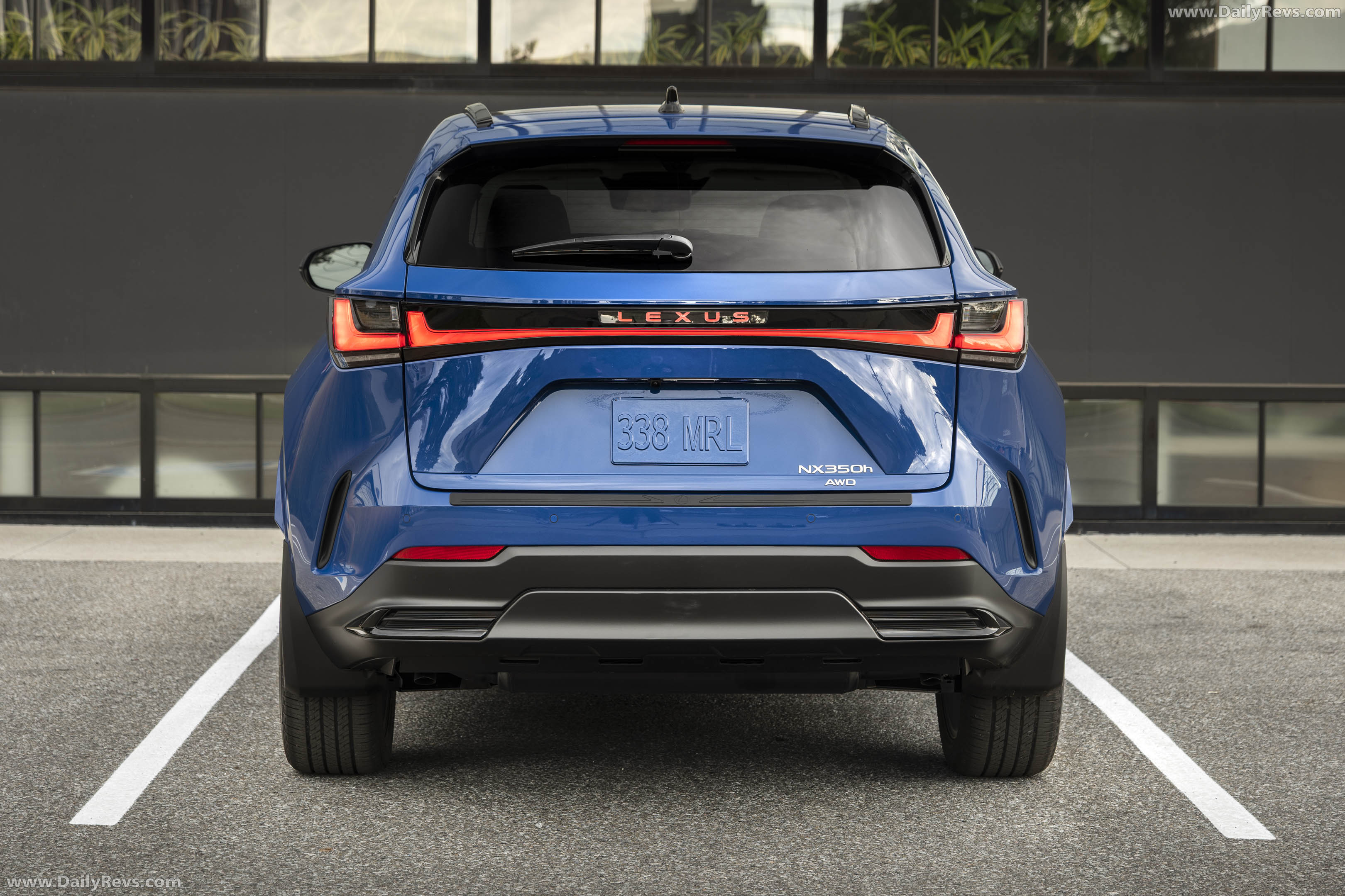 2027 Lexus NX 350h HEV Rear View
