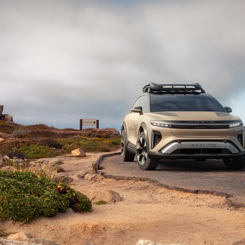 2025 Lucid Gravity X Concept Front View