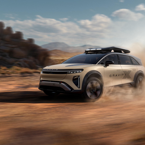 2025 Lucid Gravity X Concept Front View