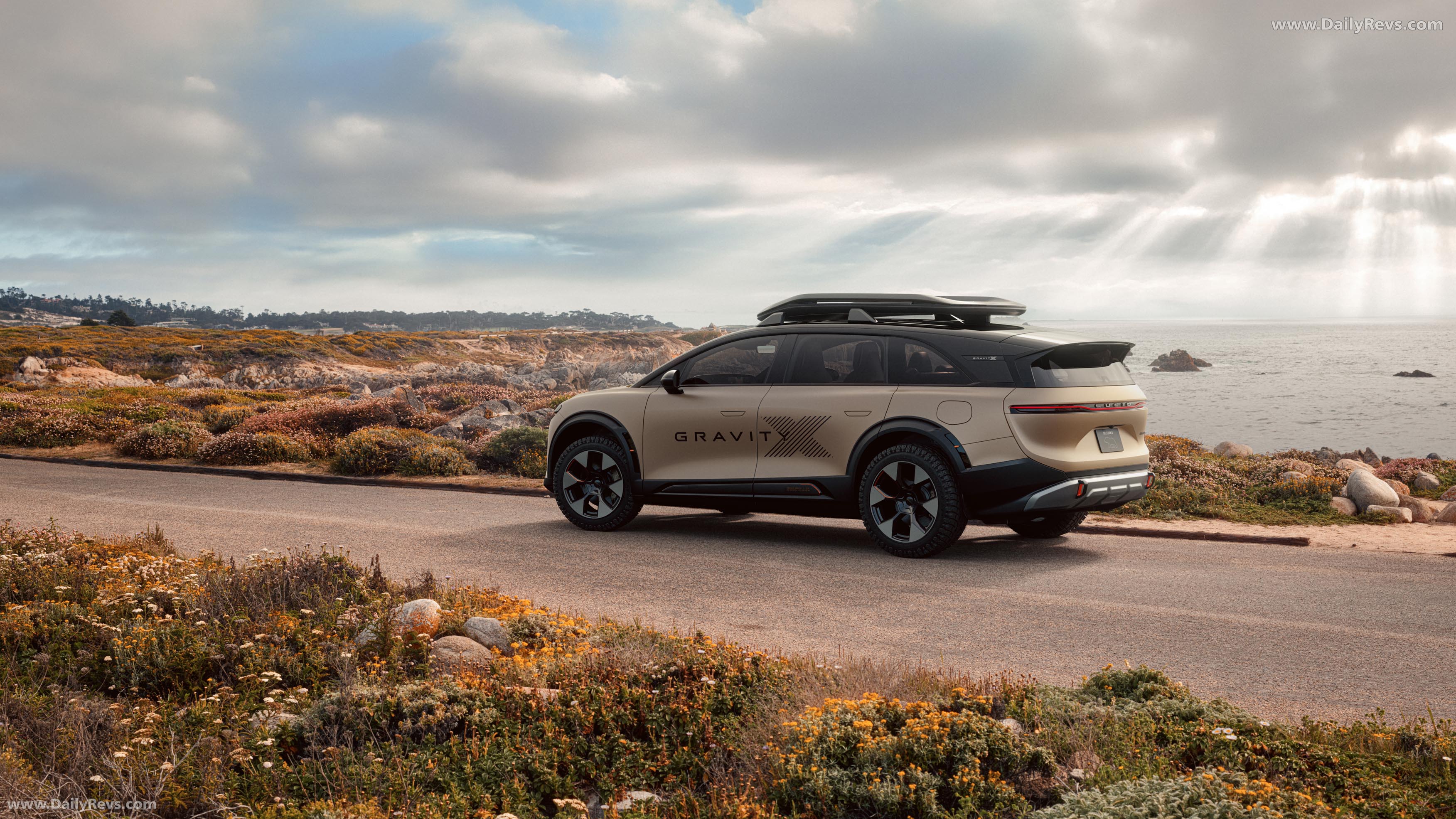 2025 Lucid Gravity X Concept Rear View