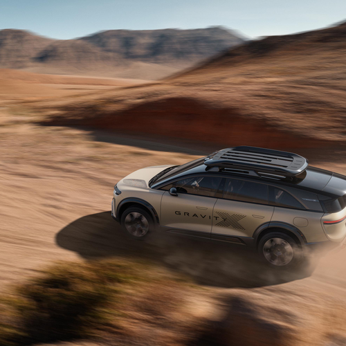 2025 Lucid Gravity X Concept Top View