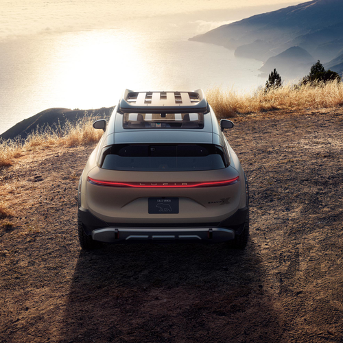 2025 Lucid Gravity X Concept Top View