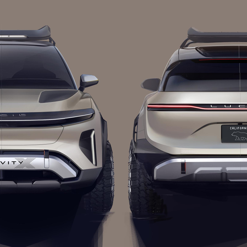 2025 Lucid Gravity X Concept Sketches
