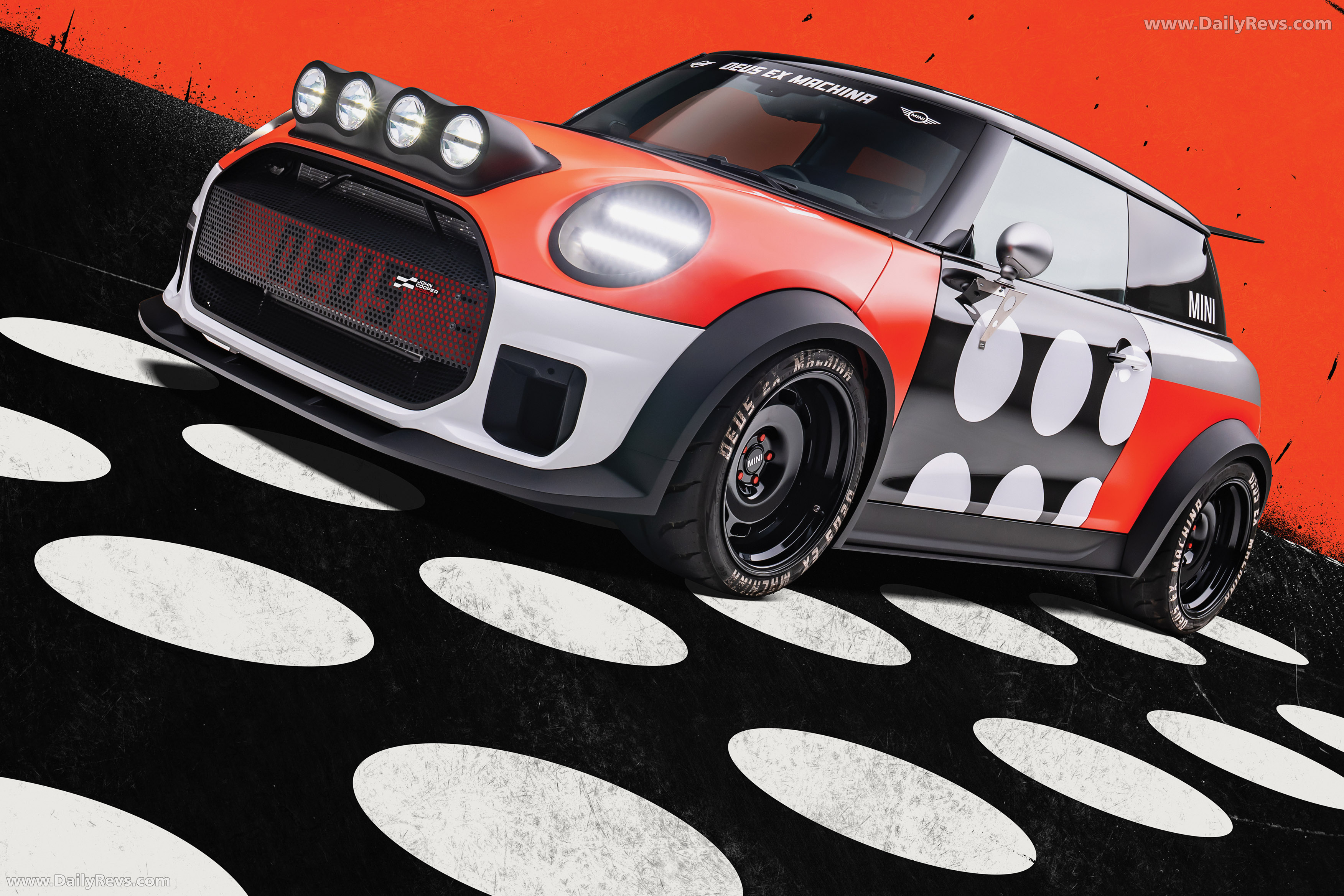 2025 MINI JCW The Machina Concept Front View
