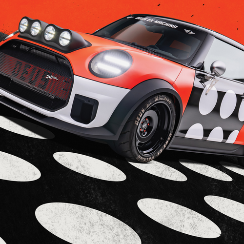 2025 MINI JCW The Machina Concept Front View