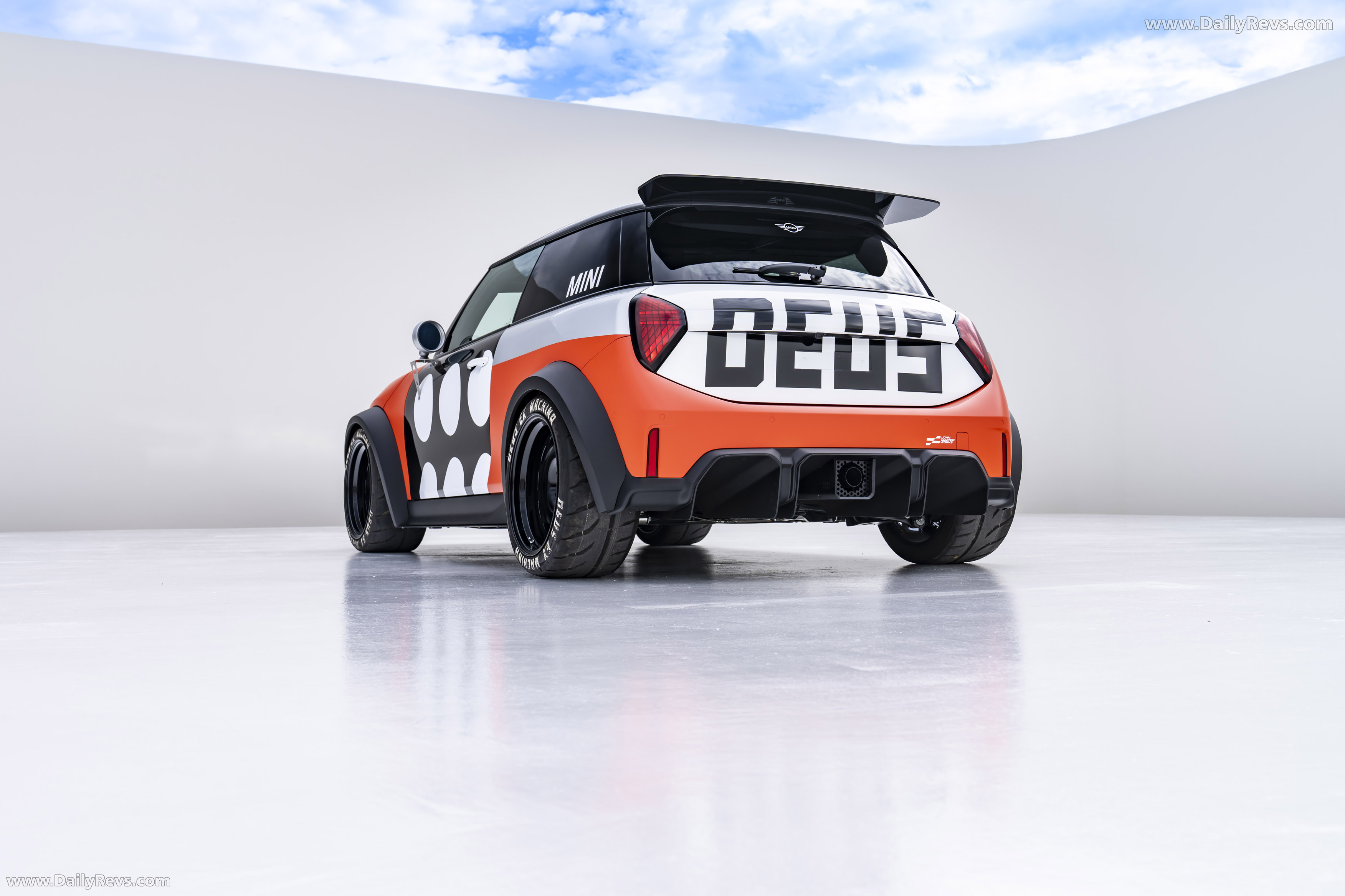 2025 MINI JCW The Machina Concept Rear View