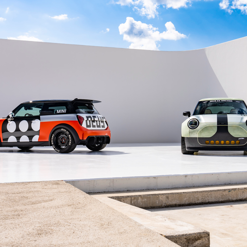 2025 MINI JCW The Machina Concept Rear View