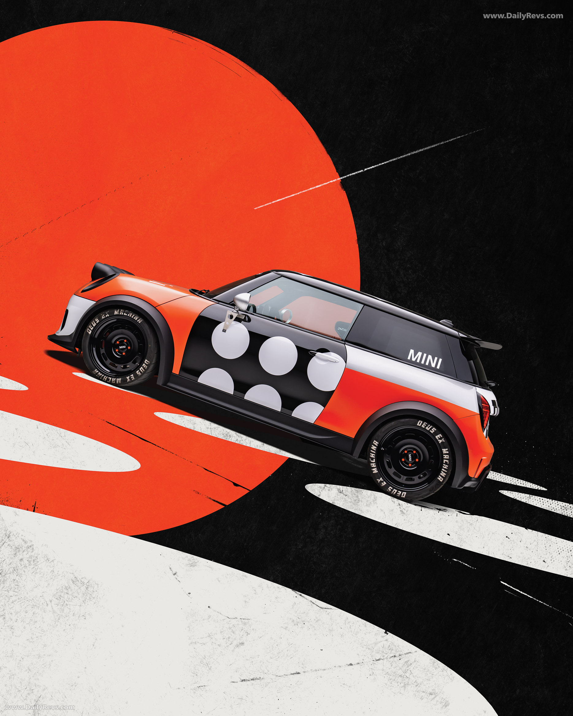 2025 MINI JCW The Machina Concept Side View