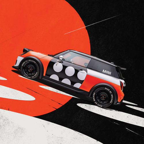 2025 MINI JCW The Machina Concept Side View