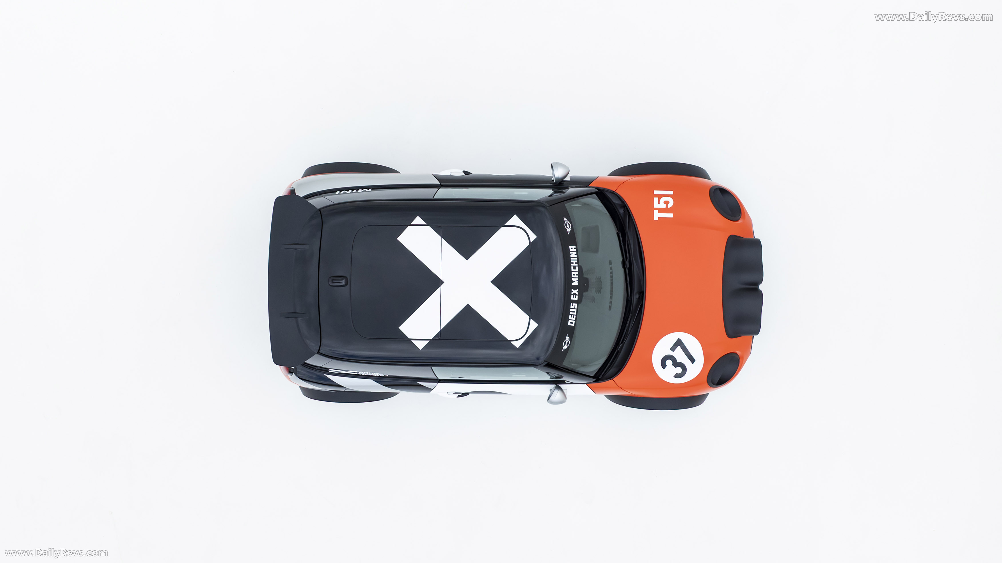 2025 MINI JCW The Machina Concept Top View