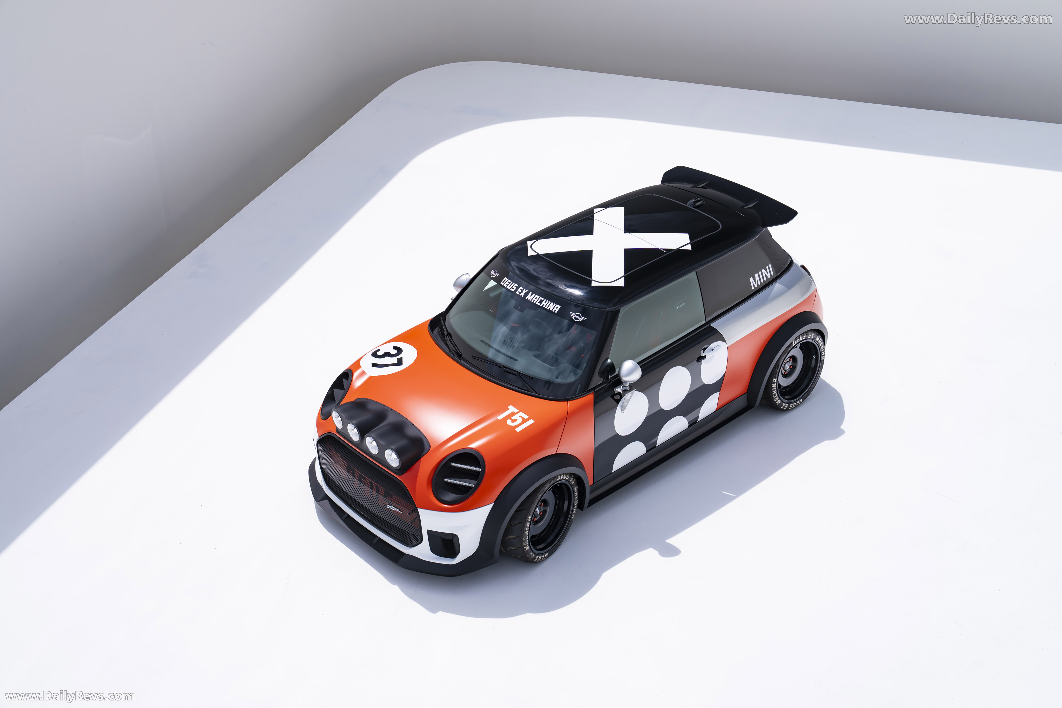 2025 MINI JCW The Machina Concept Top View