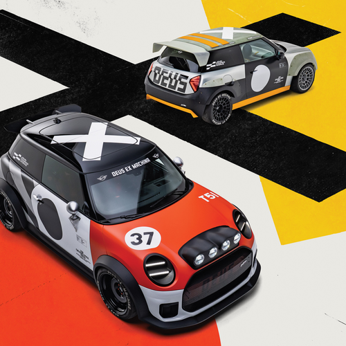 2025 MINI JCW The Machina Concept Top View