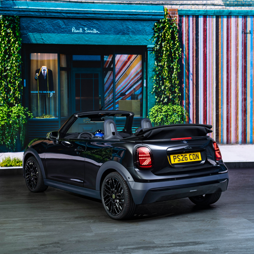2026 MINI Cooper Convertible Paul Smith Collection Rear View