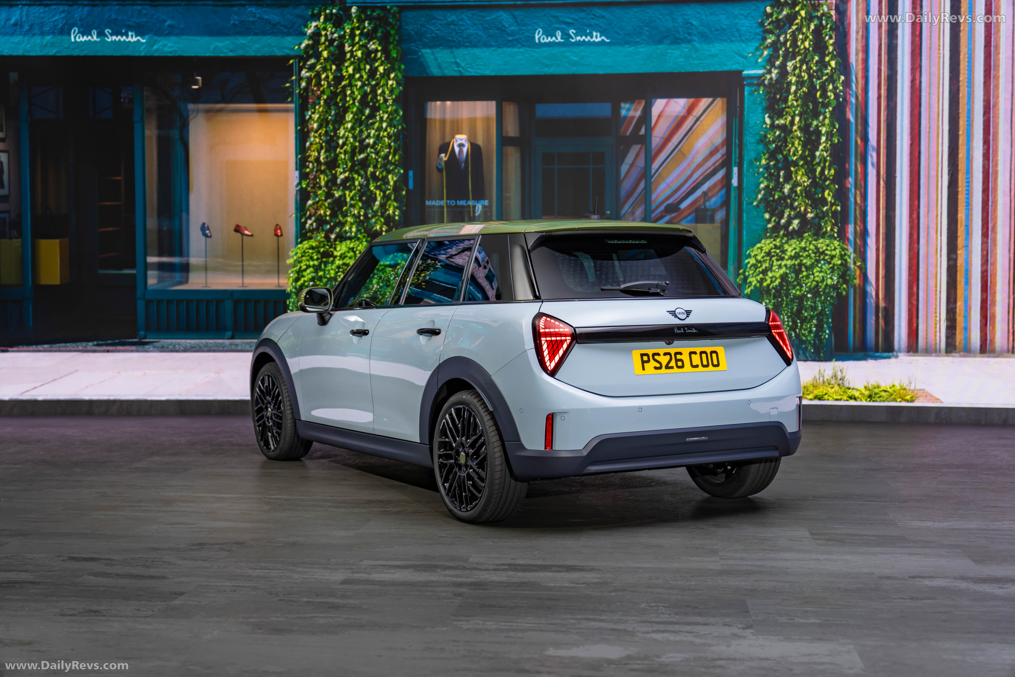 2026 MINI Cooper 5 Door Paul Smith Collection Rear View