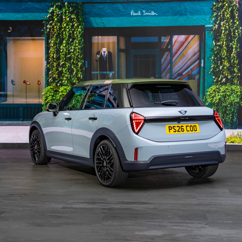 2026 MINI Cooper 5 Door Paul Smith Collection Rear View