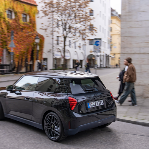 2026 MINI Cooper SE Paul Smith Edition Rear View