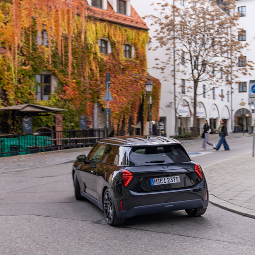 2026 MINI Cooper SE Paul Smith Edition Rear View