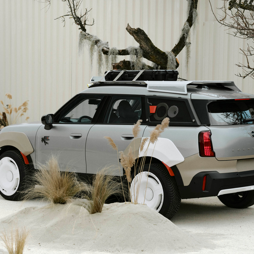 2026 MINI Countryman Vagabund Melting Silver Rear View