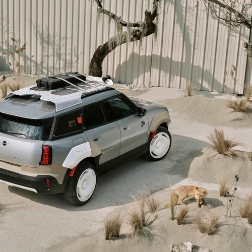2026 MINI Countryman Vagabund Melting Silver Rear View