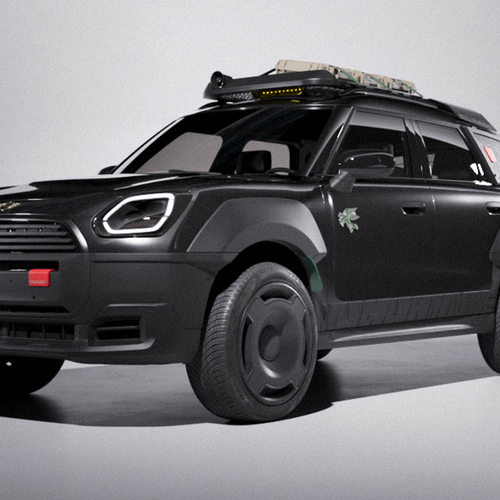 2026 MINI Countryman Vagabund Midnight Black Front View