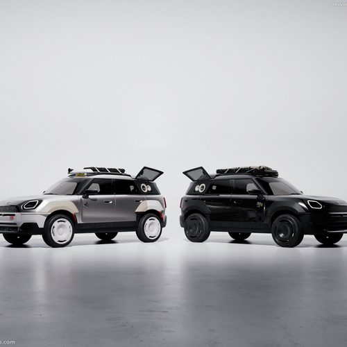 2026 MINI Countryman Vagabund Midnight Black Front View