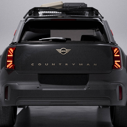 2026 MINI Countryman Vagabund Midnight Black Rear View