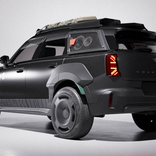 2026 MINI Countryman Vagabund Midnight Black Rear View