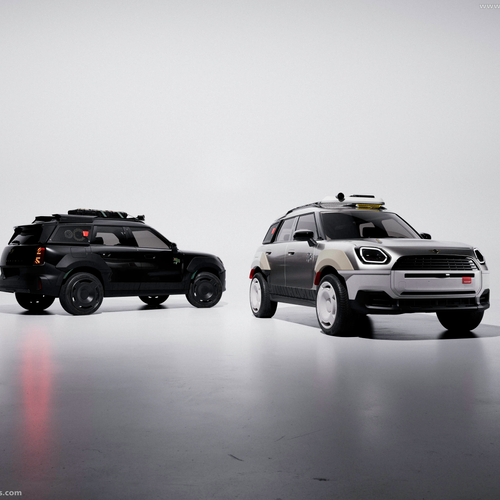 2026 MINI Countryman Vagabund Midnight Black Rear View
