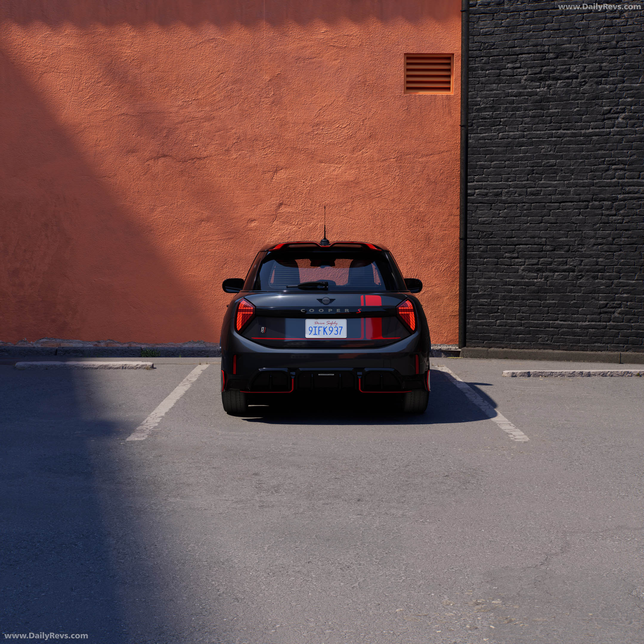 2026 MINI Cooper S Red Line Edition Rear View