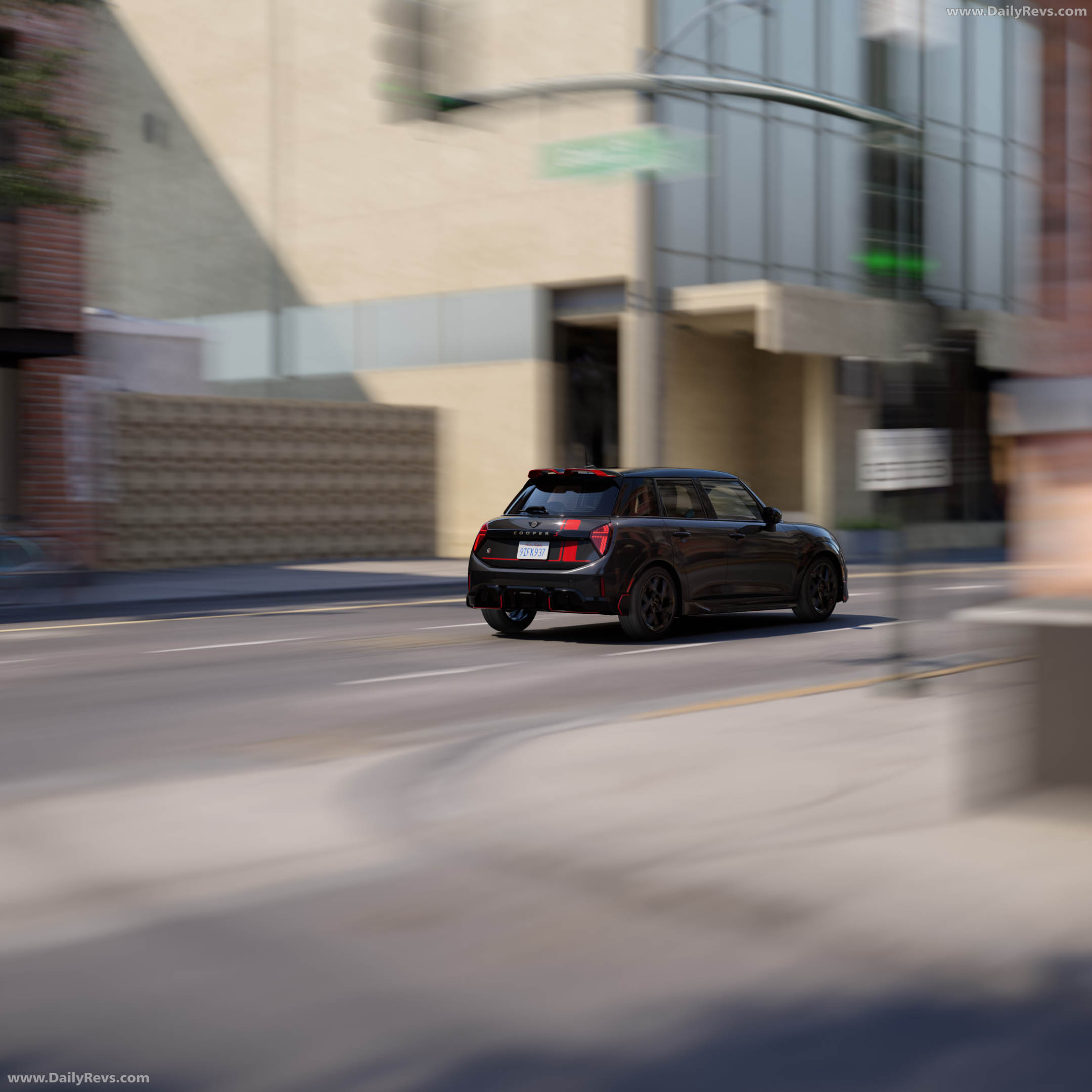 2026 MINI Cooper S Red Line Edition Rear View