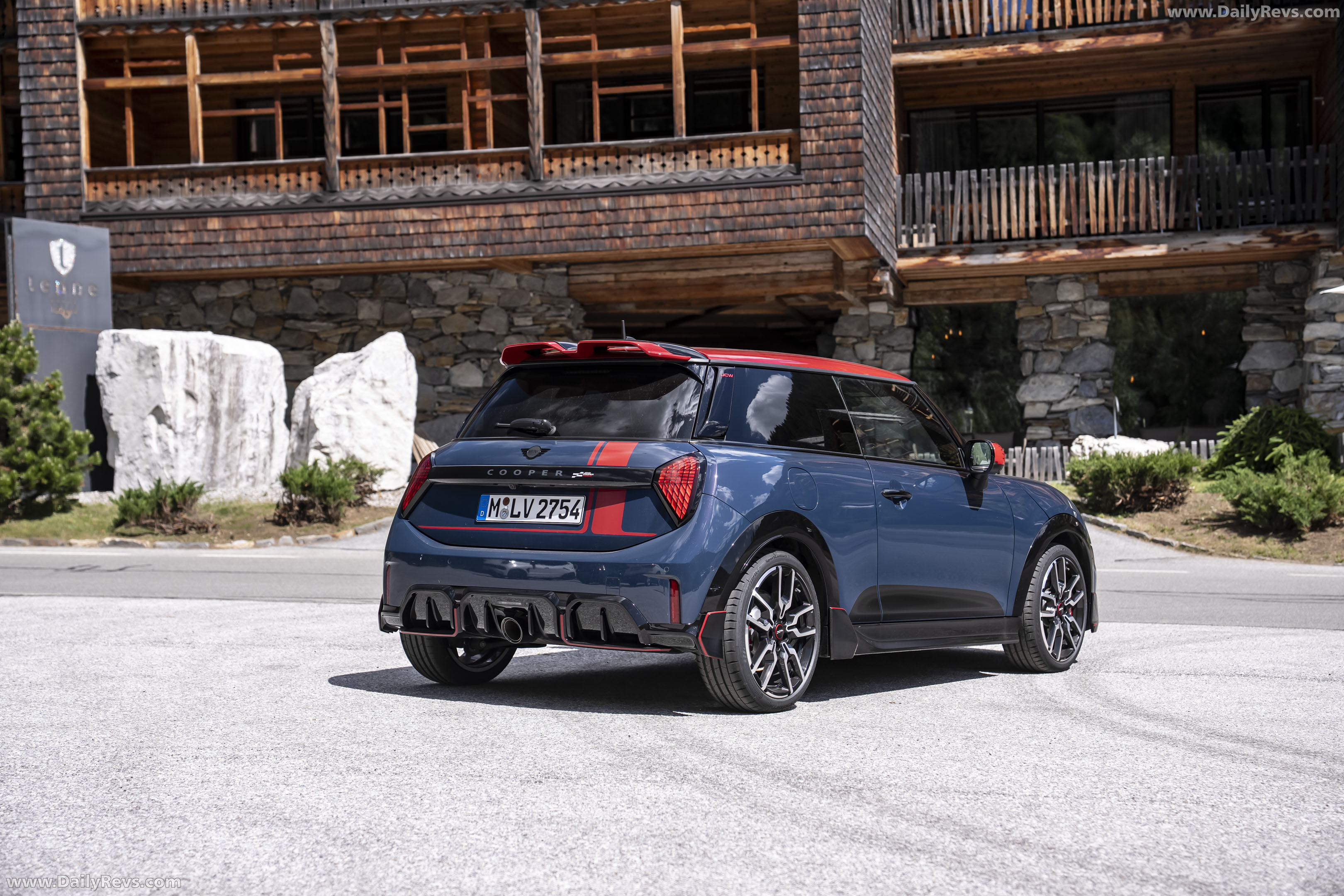 2026 MINI John Cooper Works with Genuine Accessories Rear View