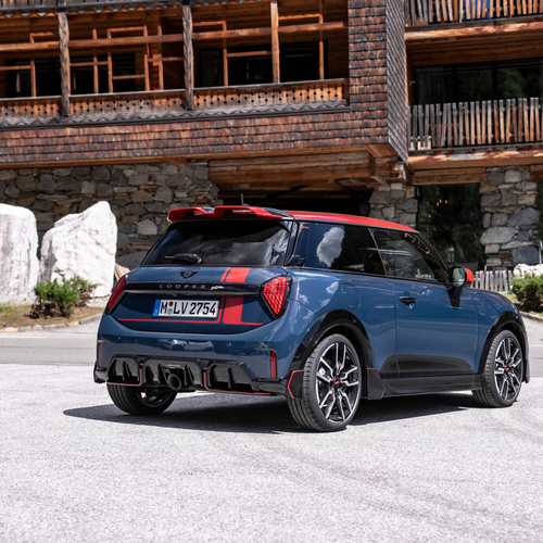 2026 MINI John Cooper Works with Genuine Accessories Rear View