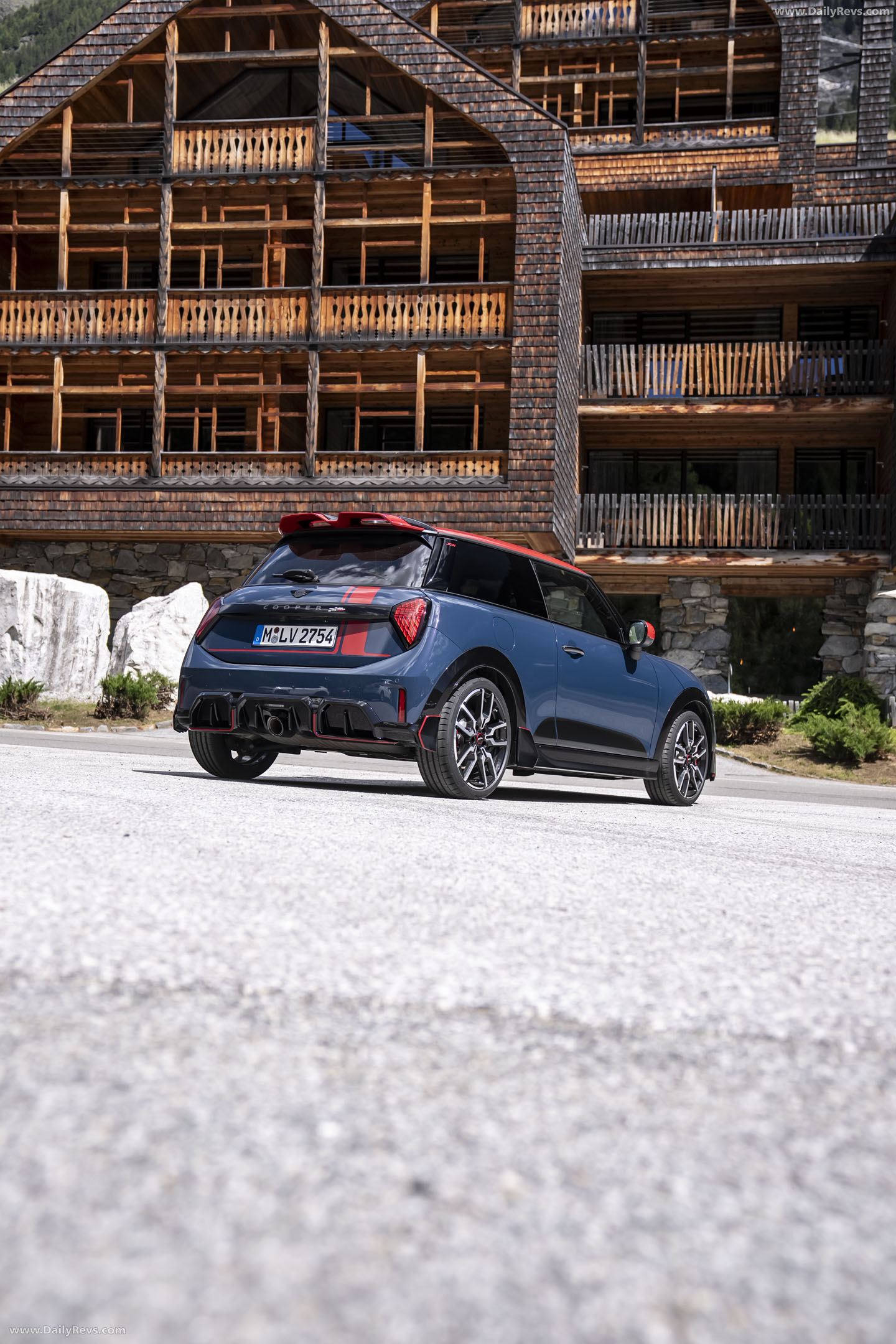 2026 MINI John Cooper Works with Genuine Accessories Rear View