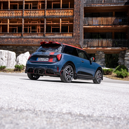 2026 MINI John Cooper Works with Genuine Accessories Rear View