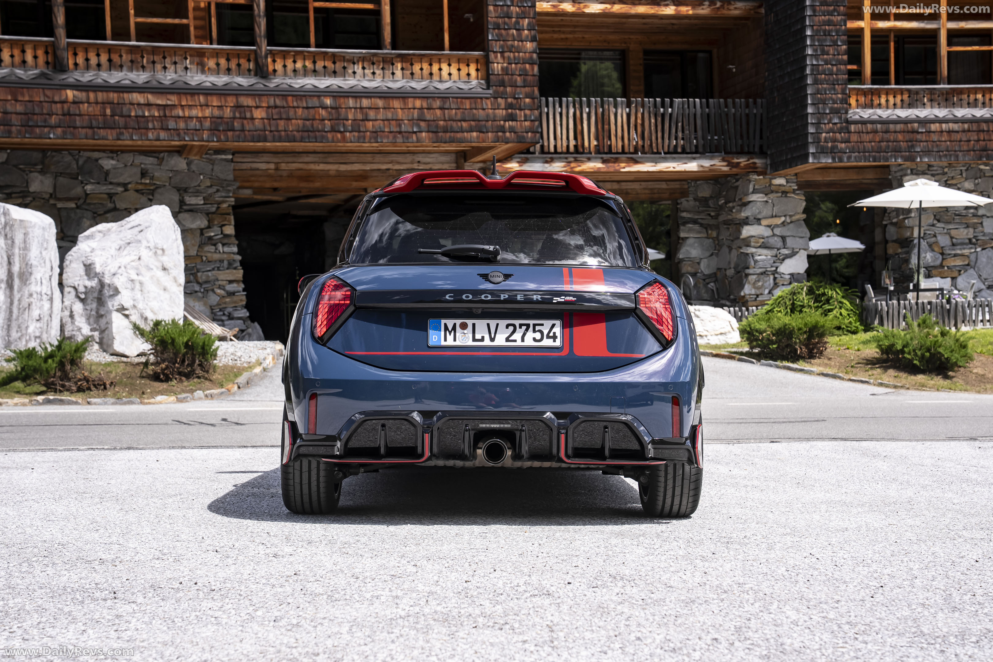 2026 MINI John Cooper Works with Genuine Accessories Rear View