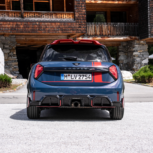 2026 MINI John Cooper Works with Genuine Accessories Rear View