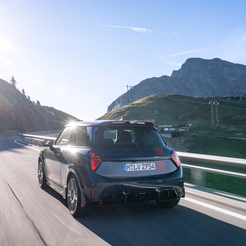 2026 MINI John Cooper Works with Genuine Accessories Rear View