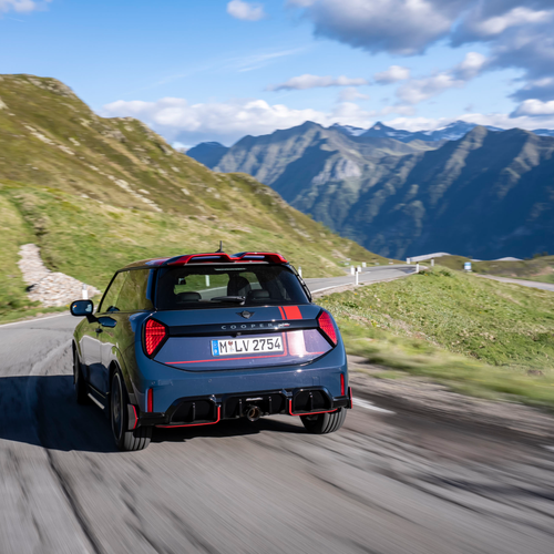 2026 MINI John Cooper Works with Genuine Accessories Rear View