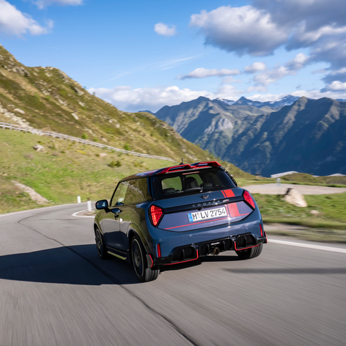 2026 MINI John Cooper Works with Genuine Accessories Rear View