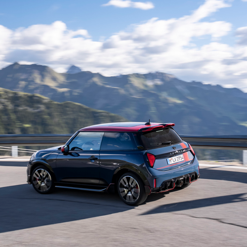 2026 MINI John Cooper Works with Genuine Accessories Rear View