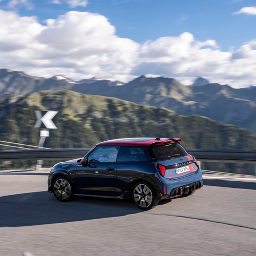 2026 MINI John Cooper Works with Genuine Accessories Rear View