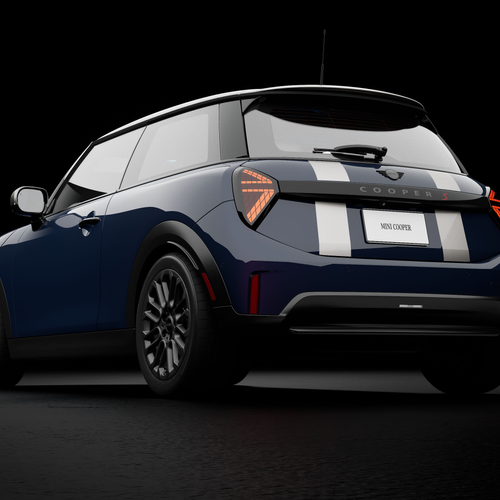 2026 MINI Cooper S 2 Door Rooftop Edition Rear View