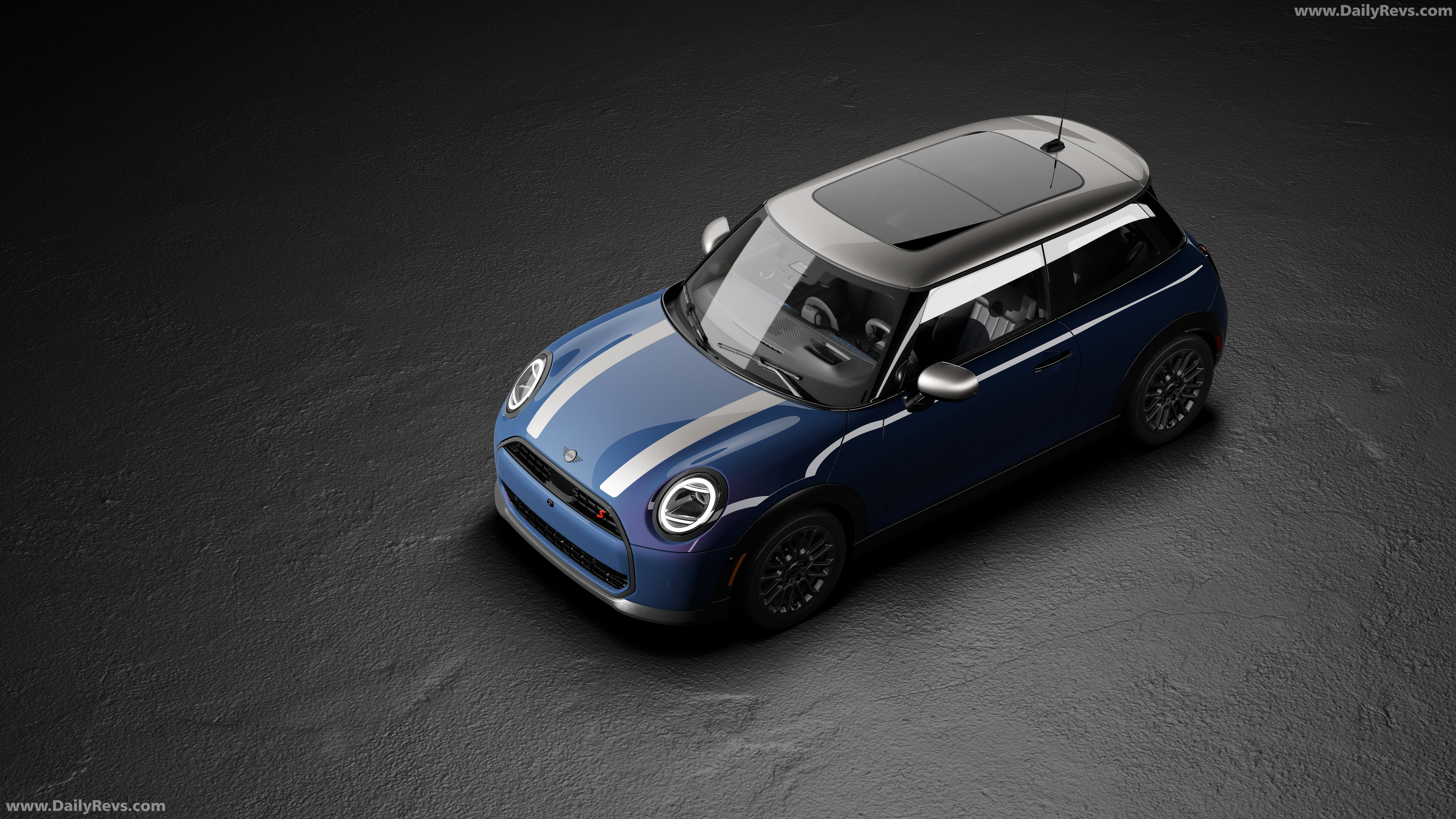 2026 MINI Cooper S 2 Door Rooftop Edition Top View