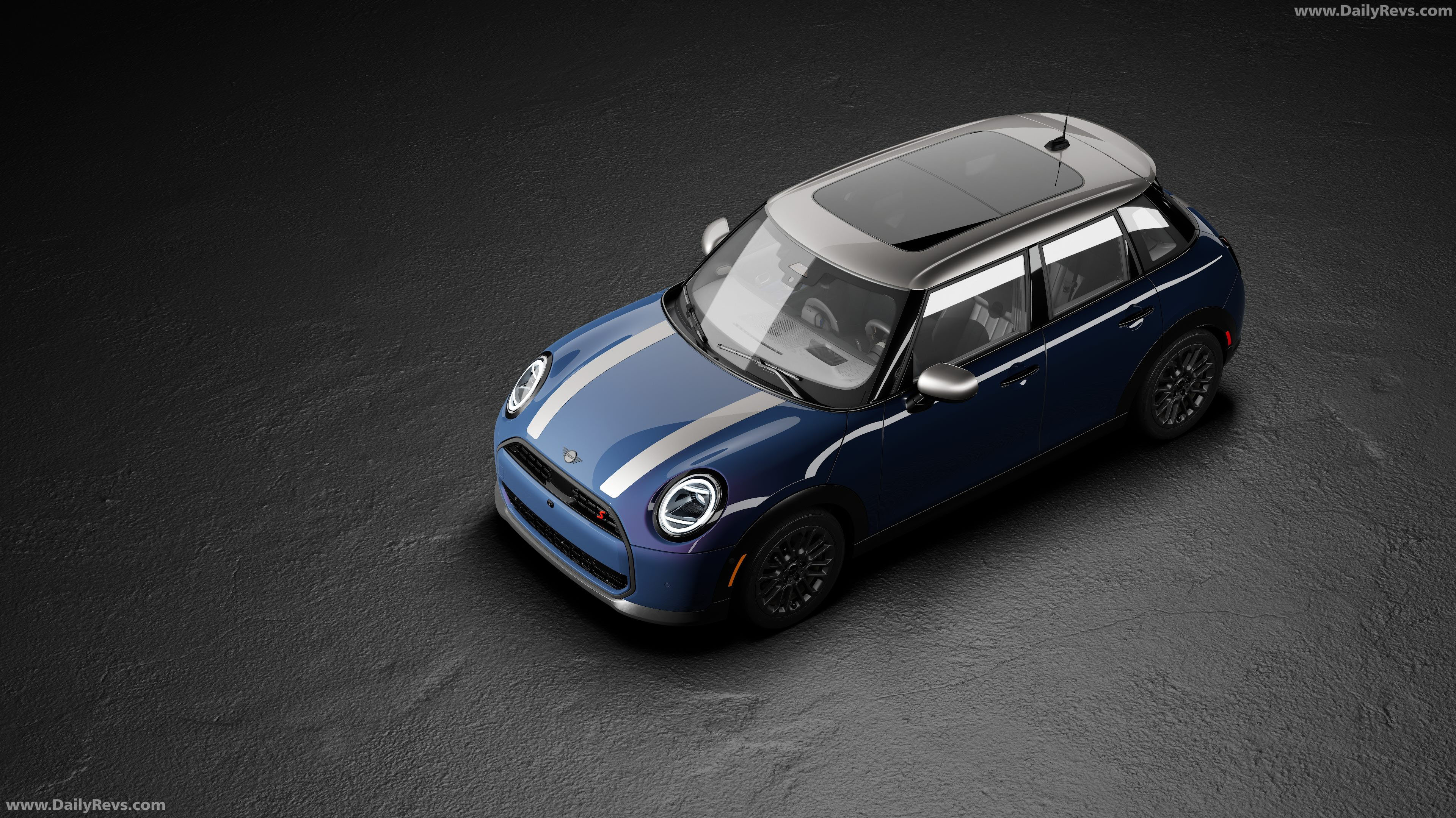 2026 MINI Cooper S 4 Door Rooftop Edition Top View
