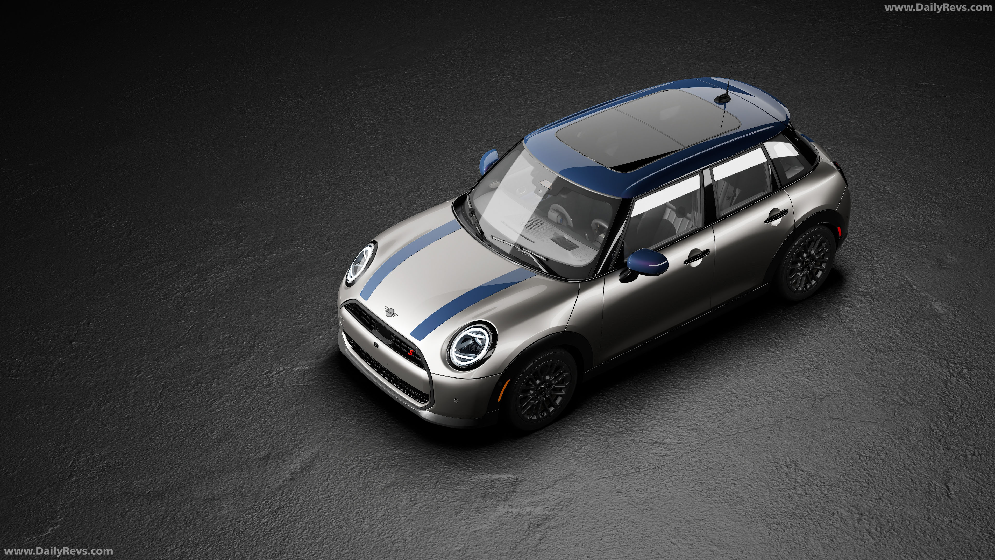 2026 MINI Cooper S 4 Door Rooftop Edition Top View